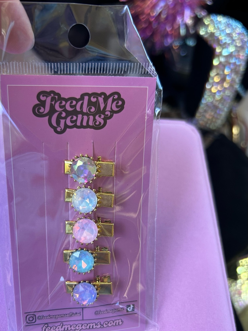Feed Me Gems Pastel Hair Candy Set of 5 New!!! $64